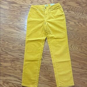 Croft & Barrow Mustard Corduroy Pants
